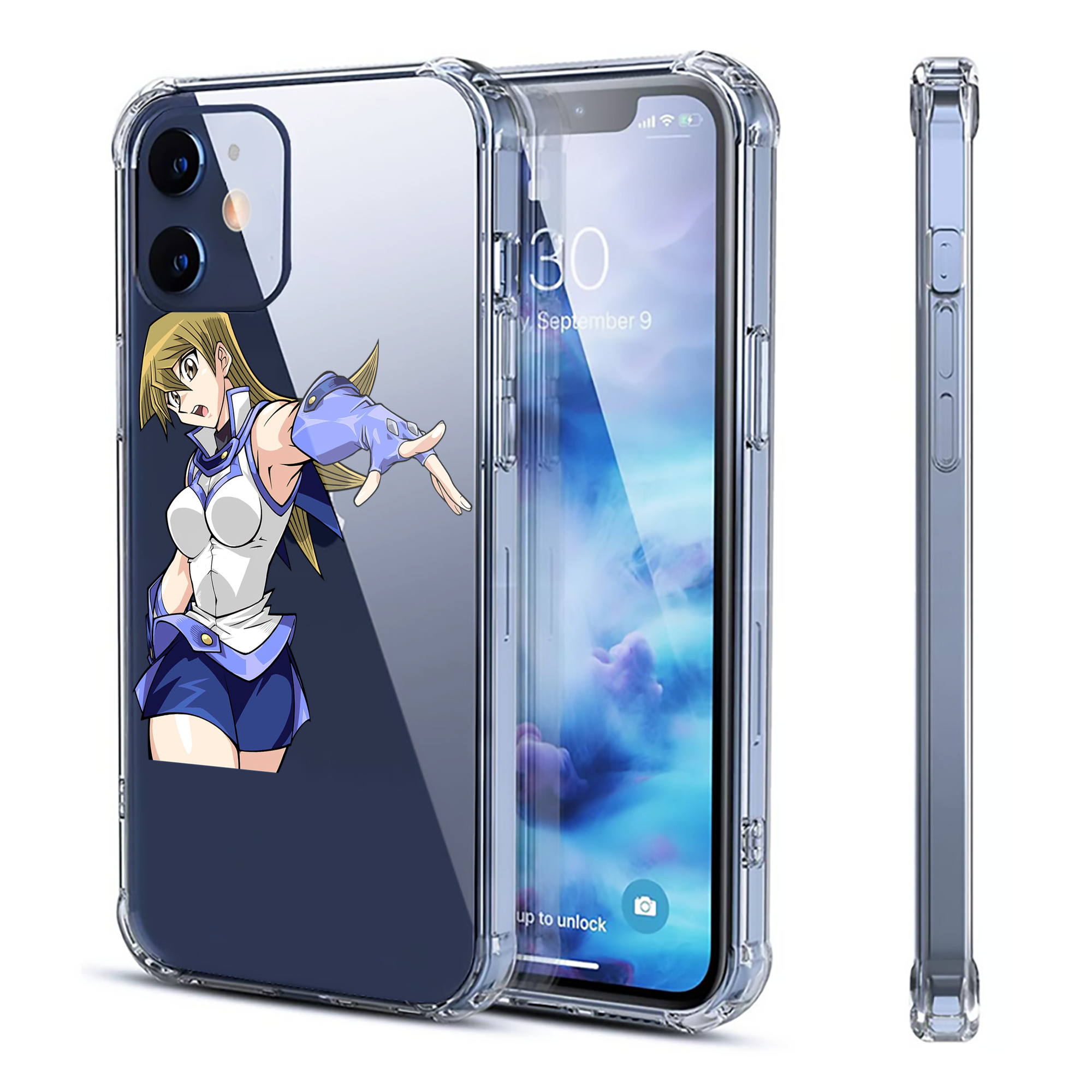 （画像用） 遊☆戯☆王 Yu-Gi-Oh! 【iPhone 12シリーズ対応】透明スマホケース（クリアソフトケース）